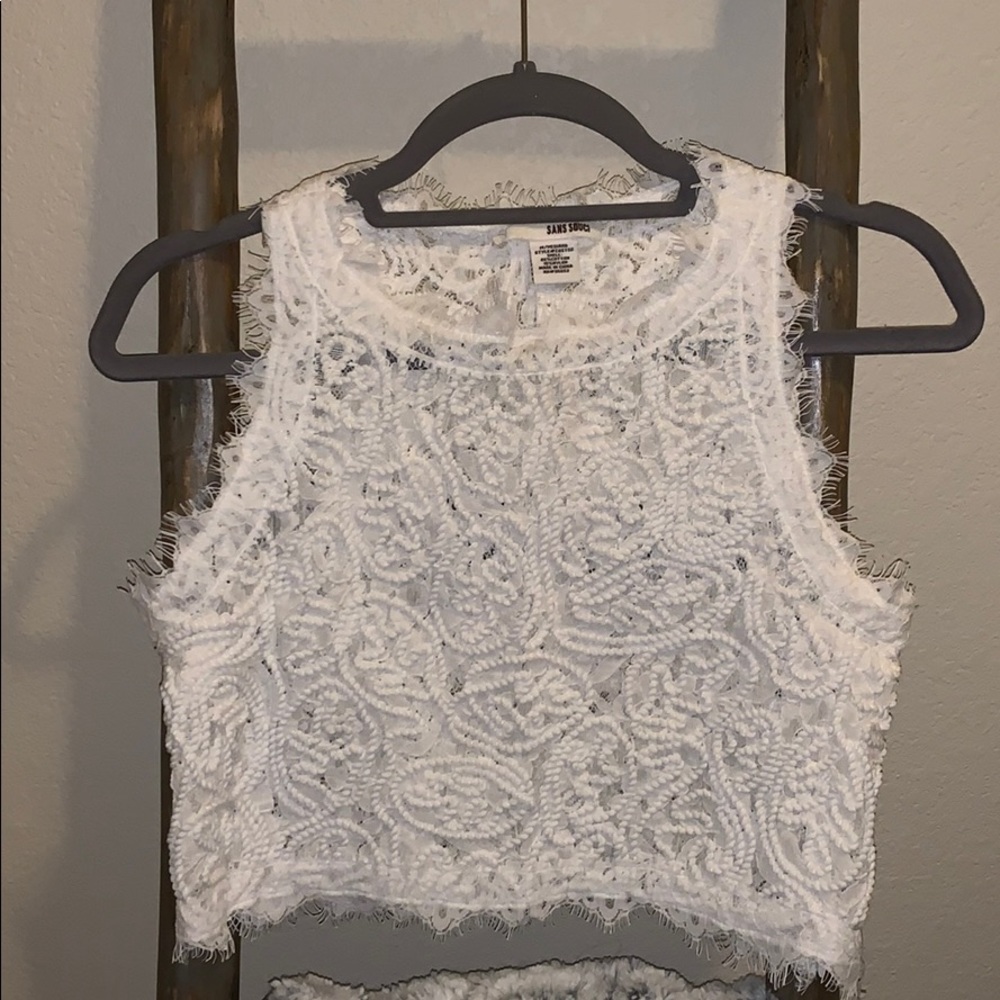 White tank top- medium